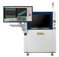 The all new MV-6 OMNI 3D AOI Machine combines MIRTEC’s exclusive 15 Mega Pixel CoaXPress Camera Technology with their proprietary OMNI-VISION® 3D Digital Tri-Frequency Moiré Technology to provide precision inspection of SMT devices on finished PCB assemblies.